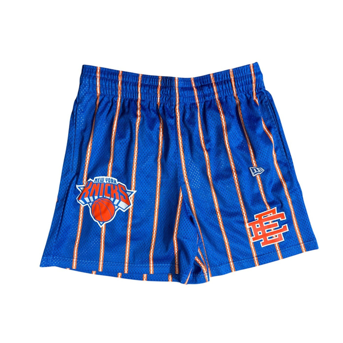 Eric Emanuel New Era NY Knicks Blue Shorts
