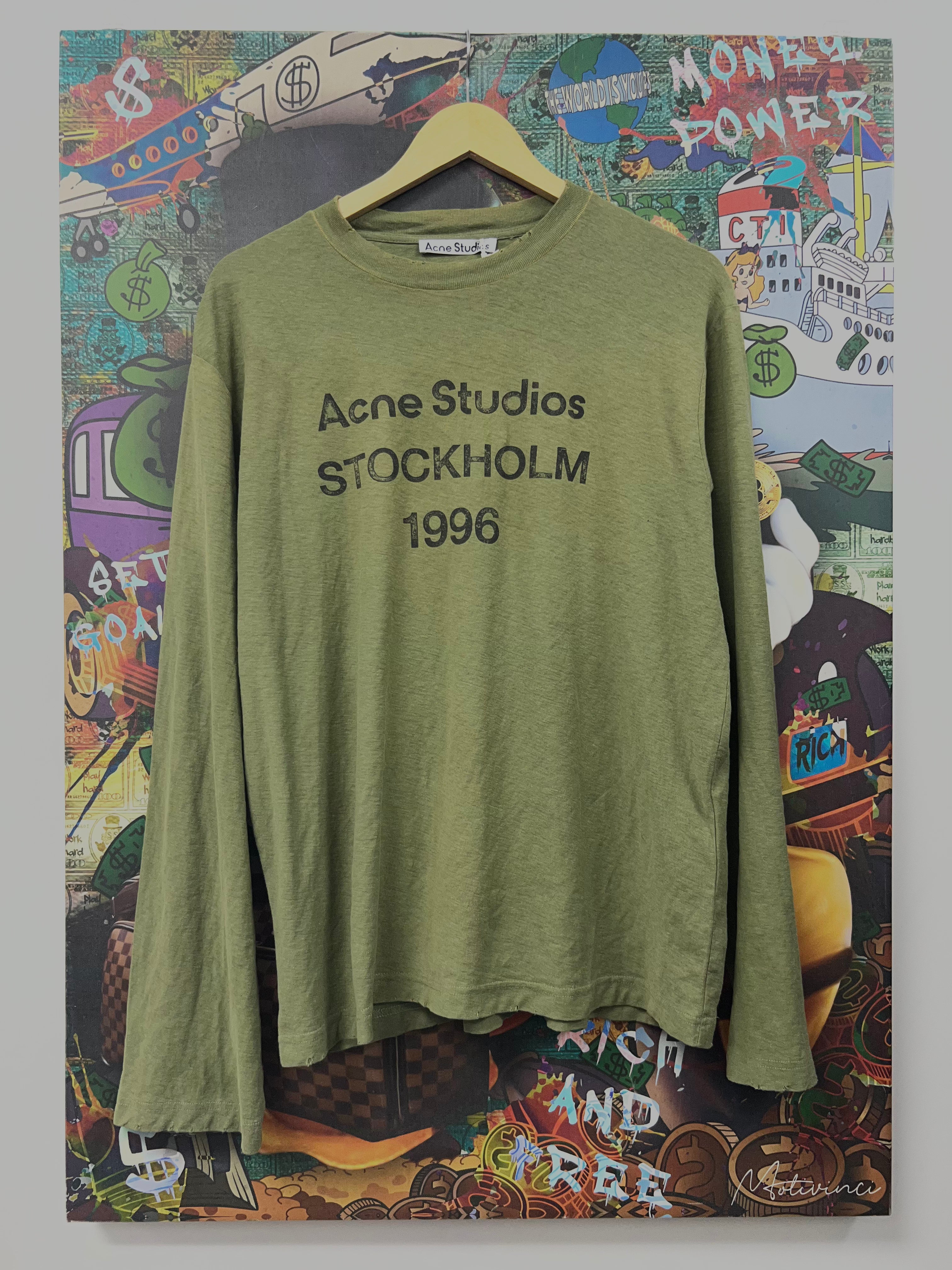 Acne Studios Olive Stockholm 1996 Long Sleeve