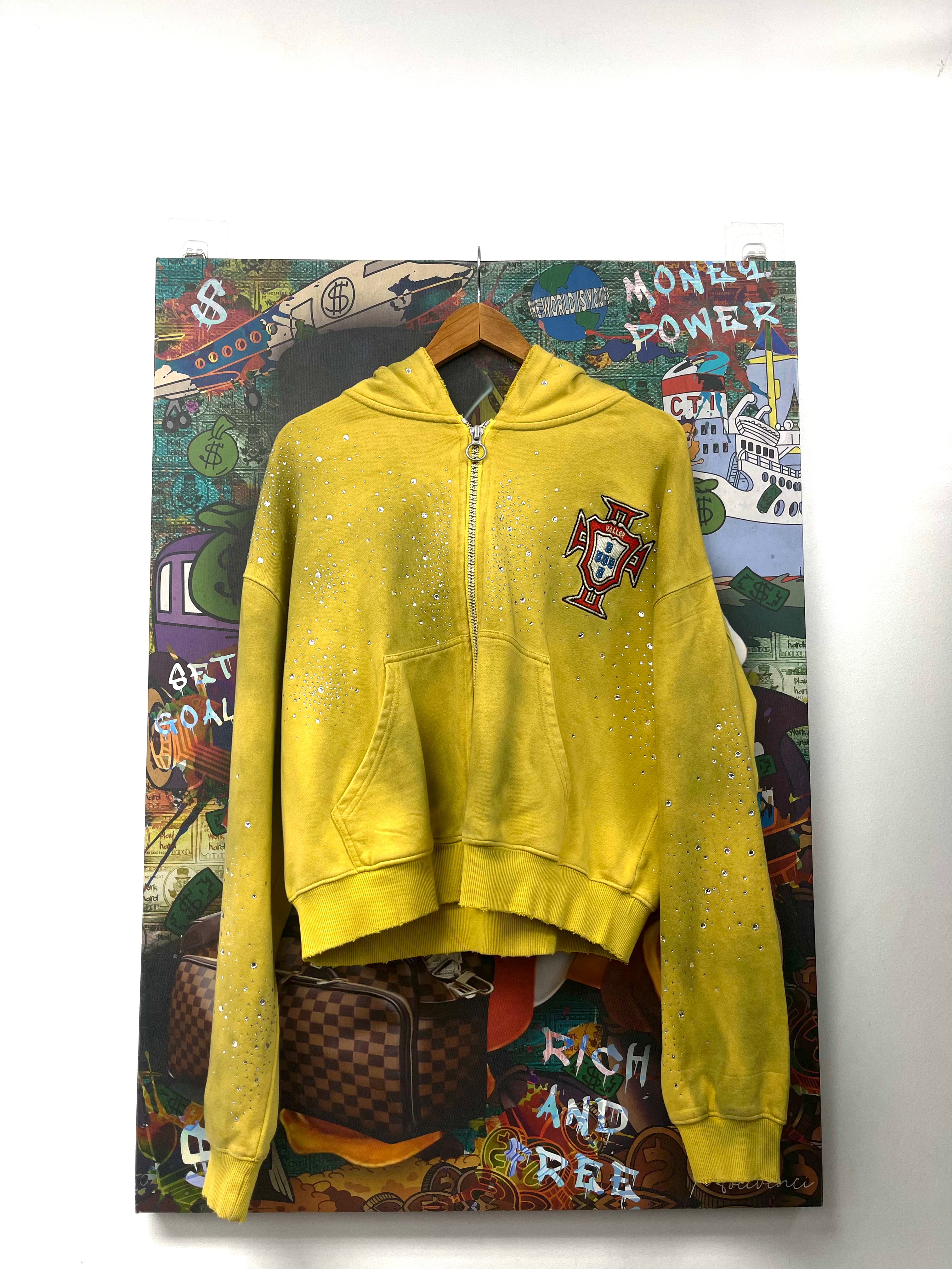 Vale Yellow Sun Cluster Hoodie