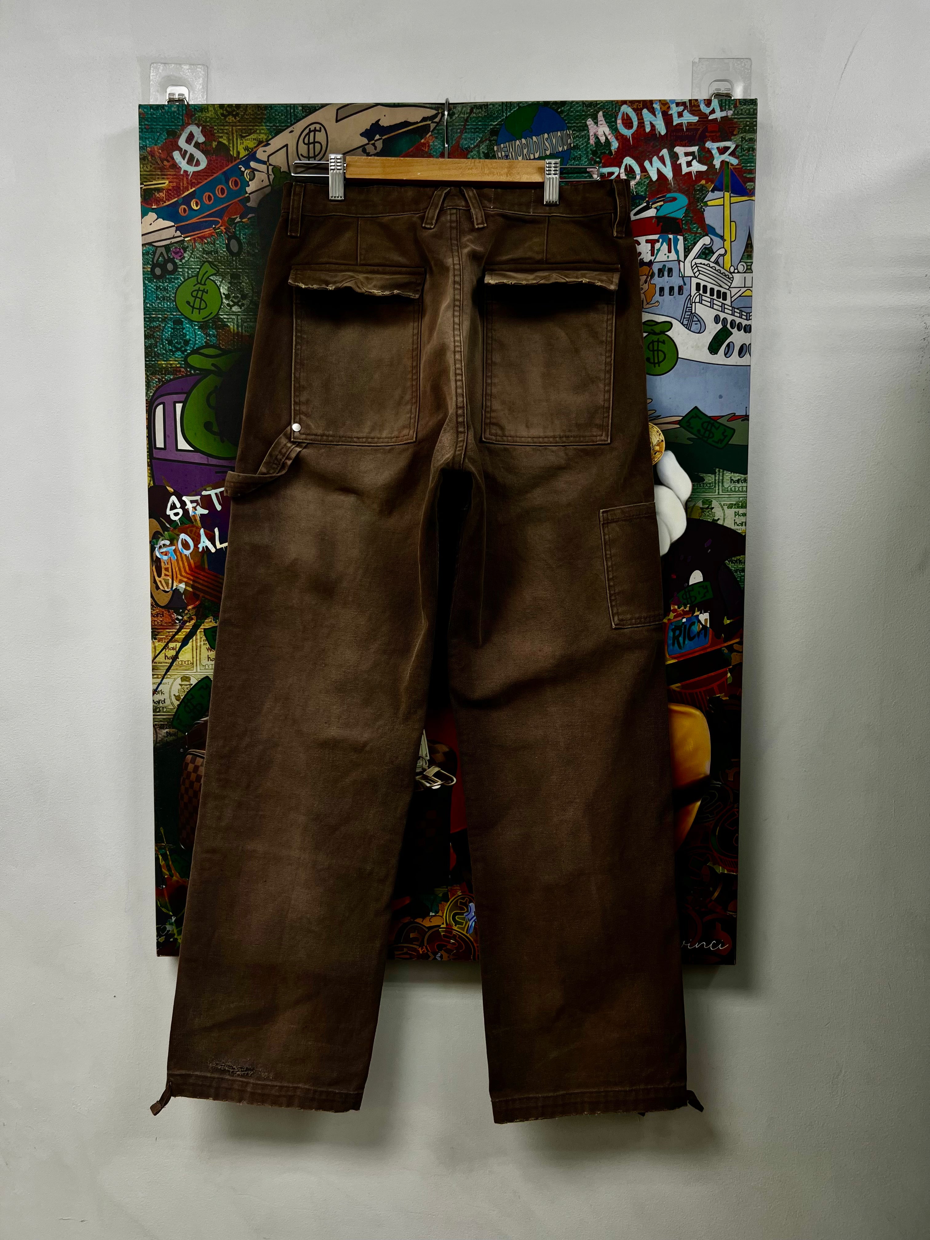 Rhude Brown Carpenter Pants