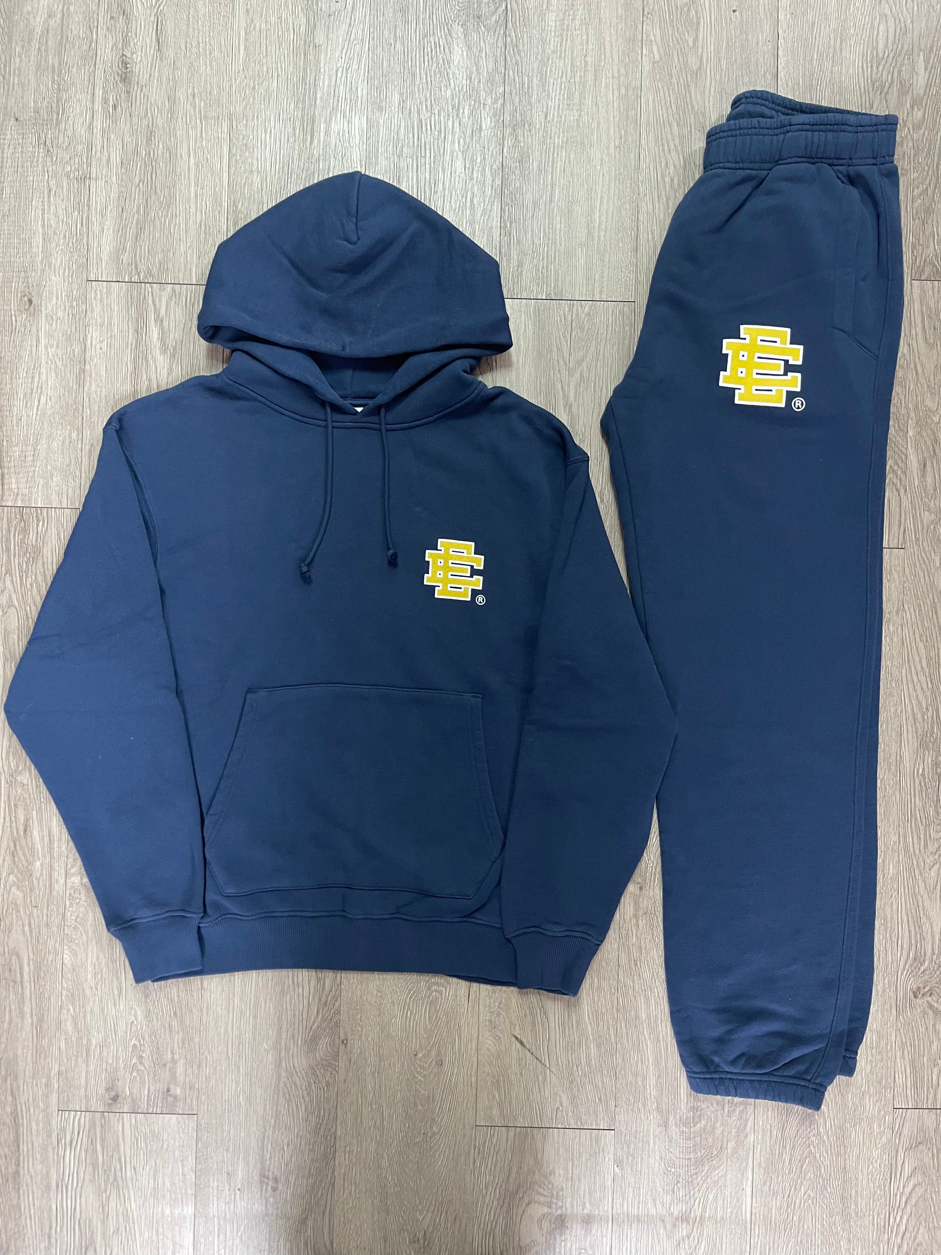 Eric Emanuel Navy Yellow Basics Sweatsuit
