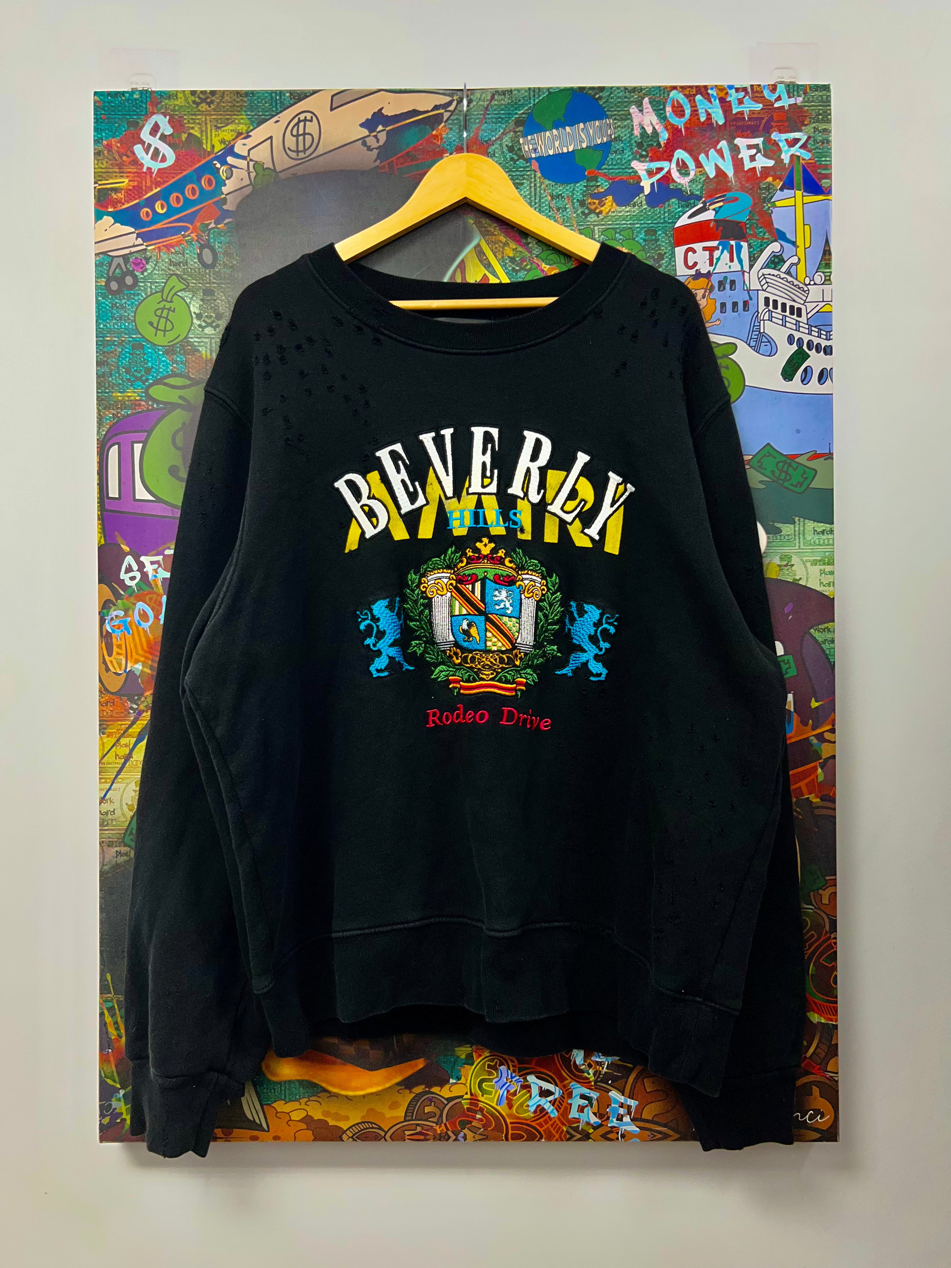 Amiri Black Beverly Crewneck