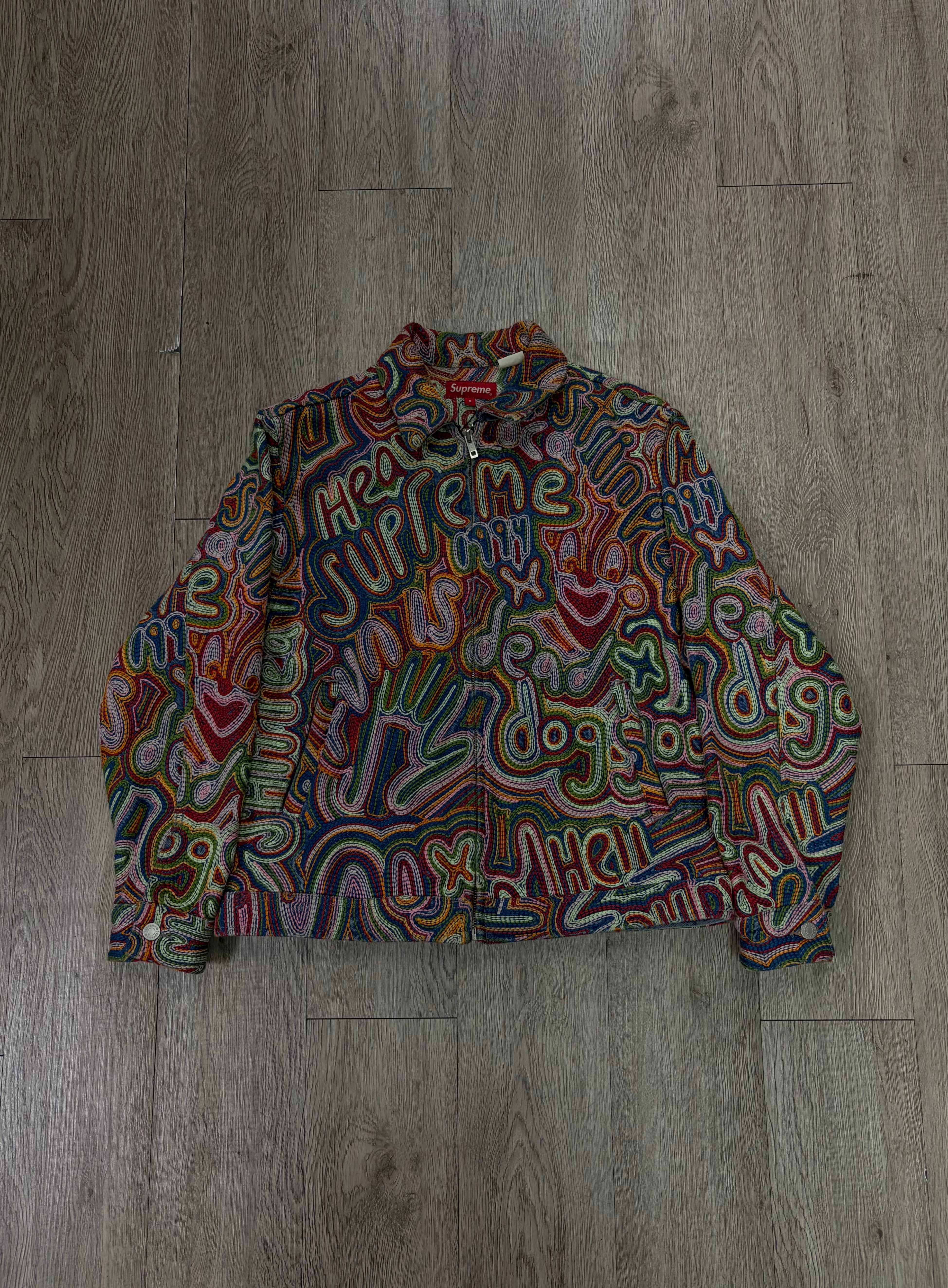 Supreme Chain Stitch Denim Trucker Jacket