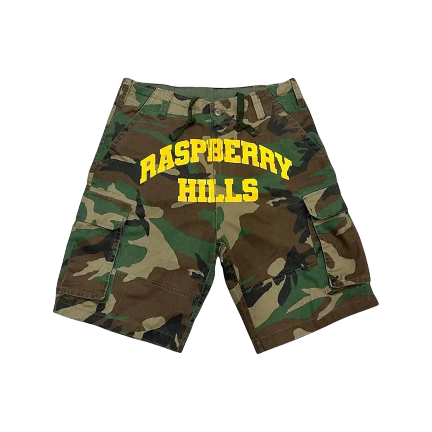 GV Gallery 'Raspberry Hills Front Logo' Camo Shorts