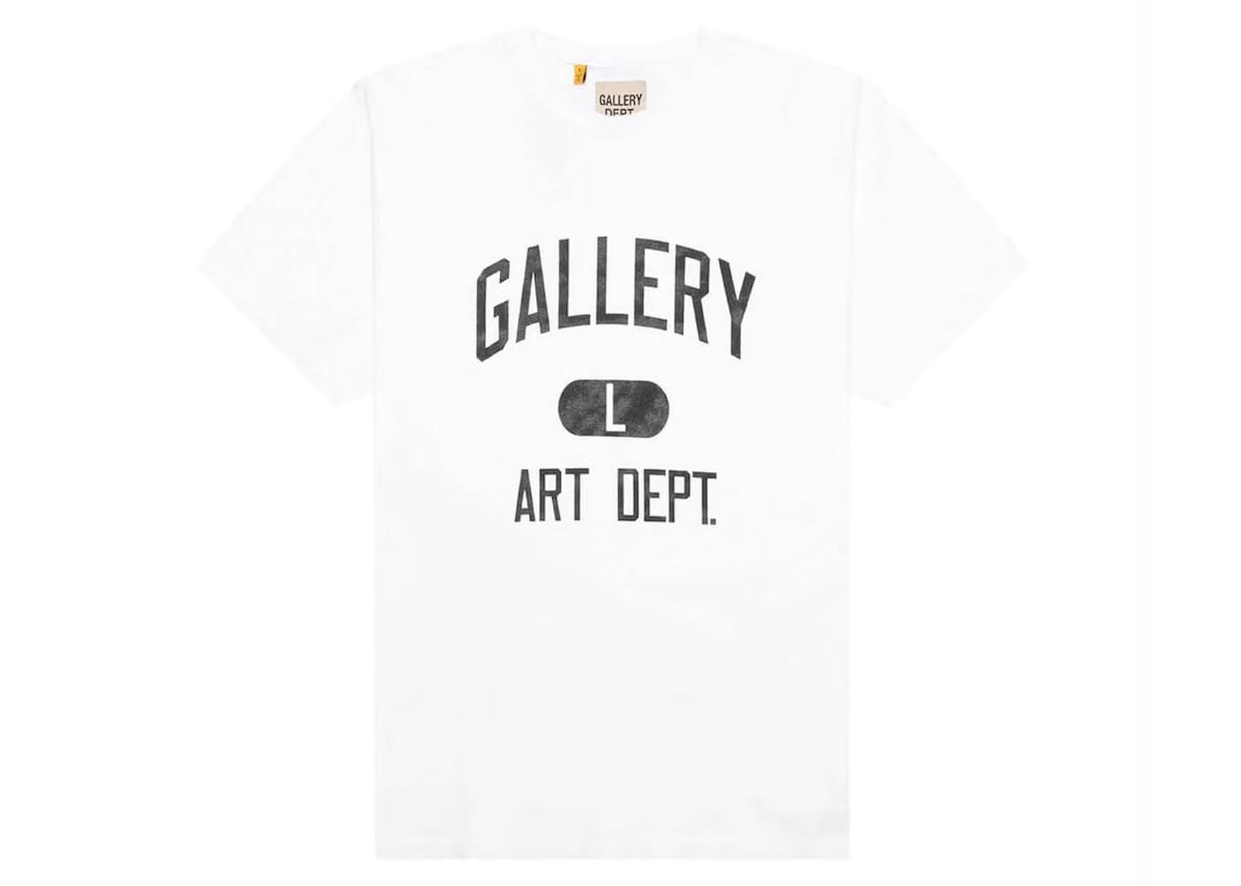 Gallery Dept "Art Dept" White & Black Tee