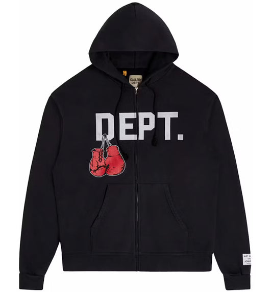 Gallery Dept Boxing Logo Black Zip Up
