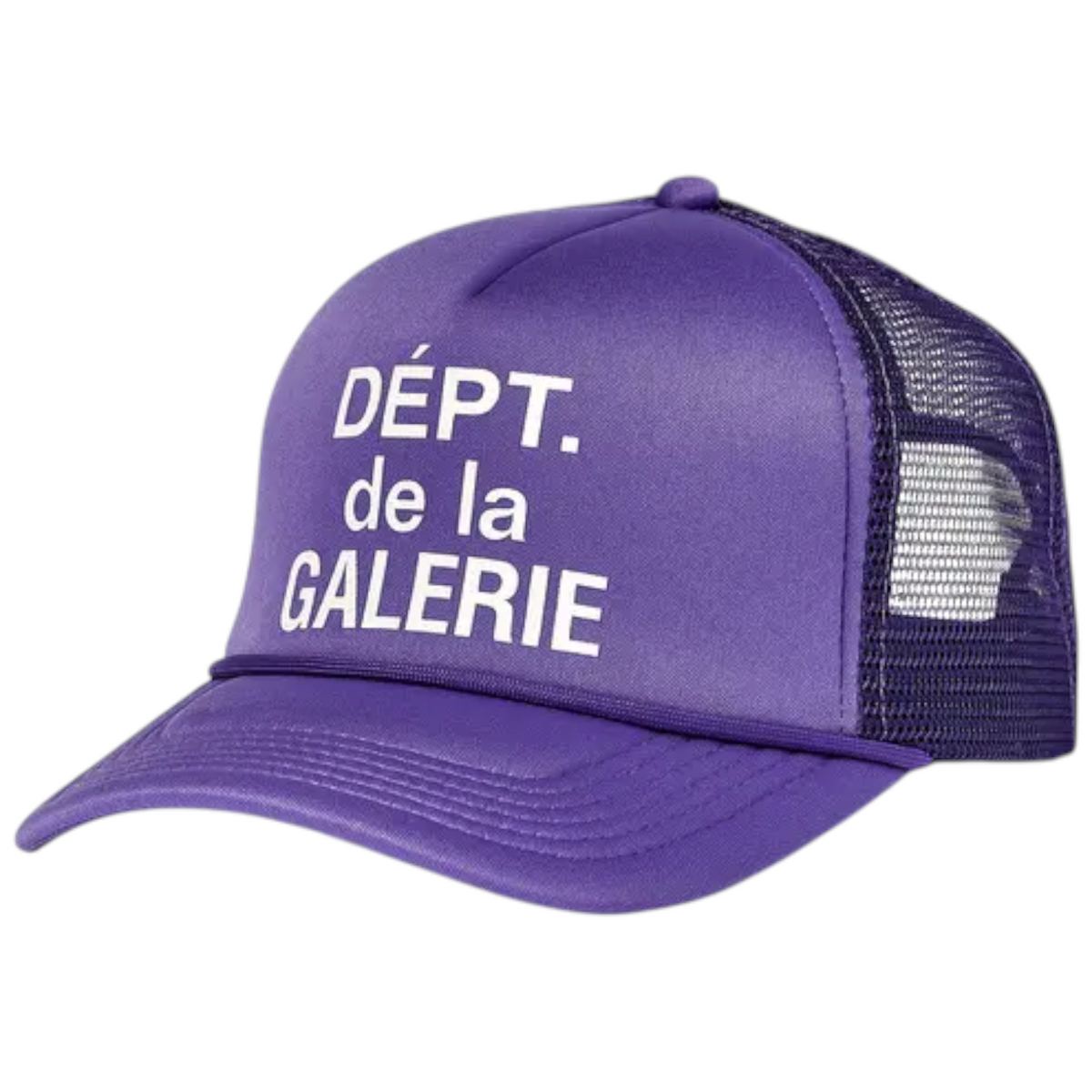 Gallery Cap French Logo Purple White New OS With Tags