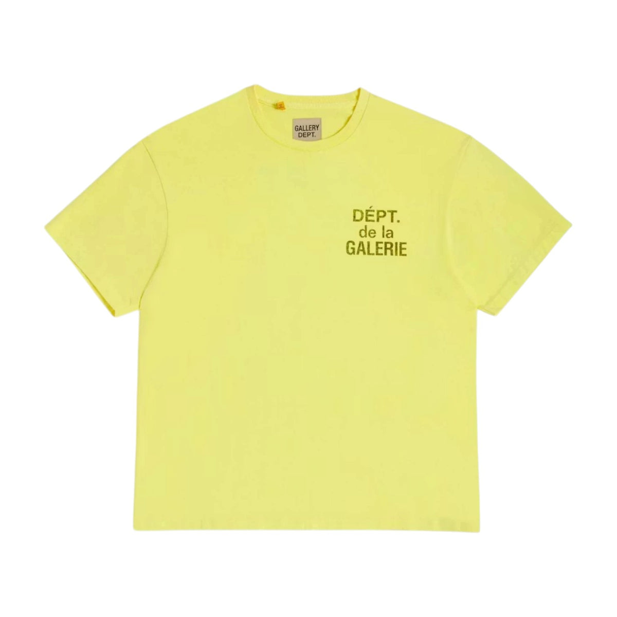 Gallery Dept. 'French Logo' Yellow Tee