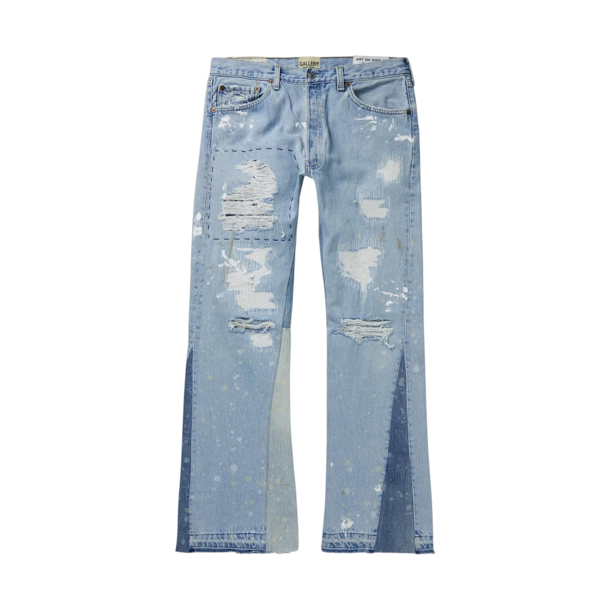 Gallery Dept. 'Indiana' Light Wash Flare Jeans