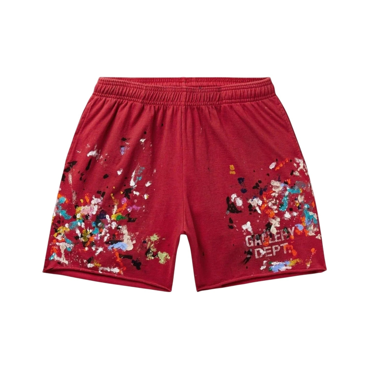 Gallery Dept. 'Insomnia Paint Splatter' Red Shorts