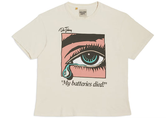 Gallery Dept Dead Batteries White Tee