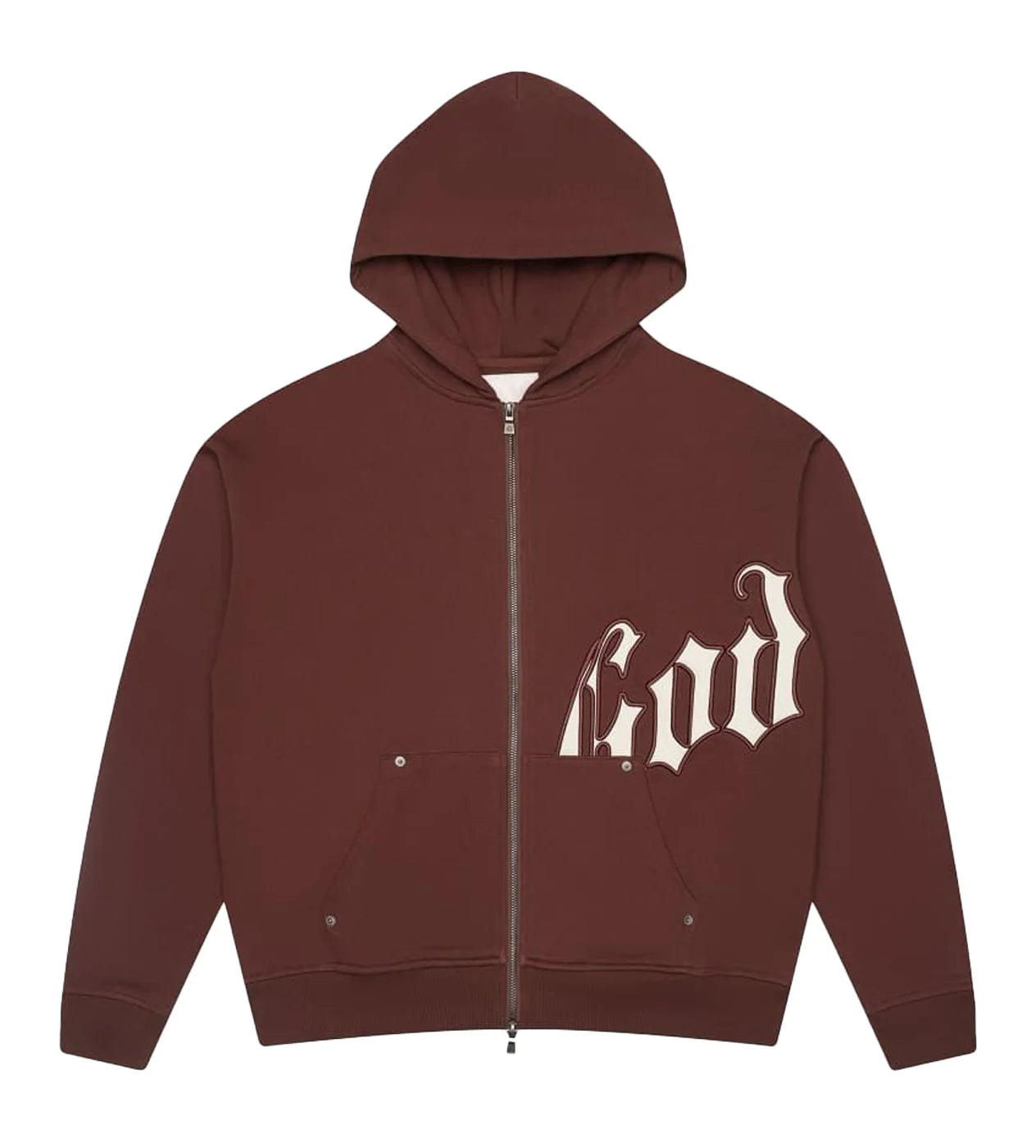 Godspeed OG Logo V2 Brown & White Hoodie