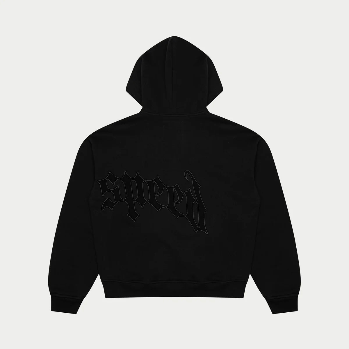 Godspeed OG Logo V2 Double Black Hoodie