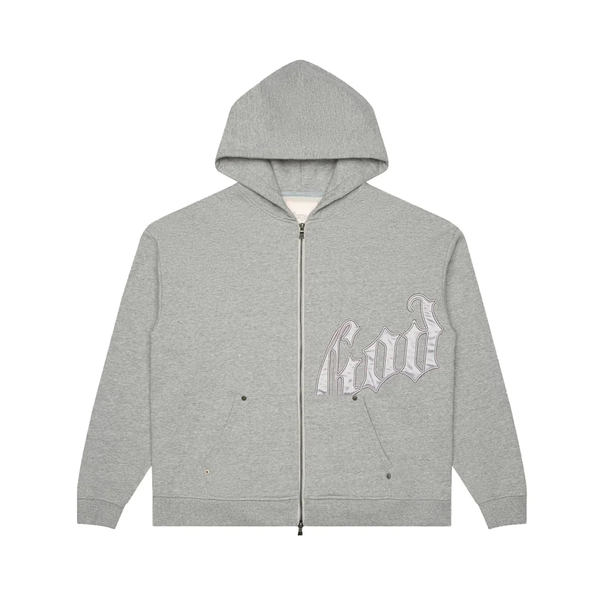 Godspeed OG Logo V2 Grey & Sliver Hoodie