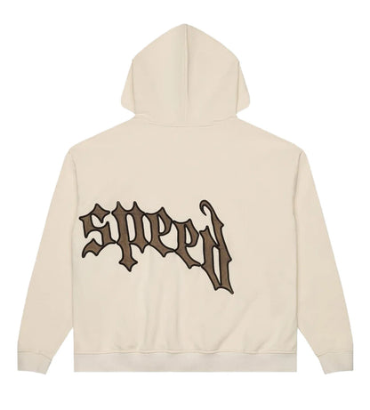 Godspeed OG Logo V2 Creme & Brolive Hoodie