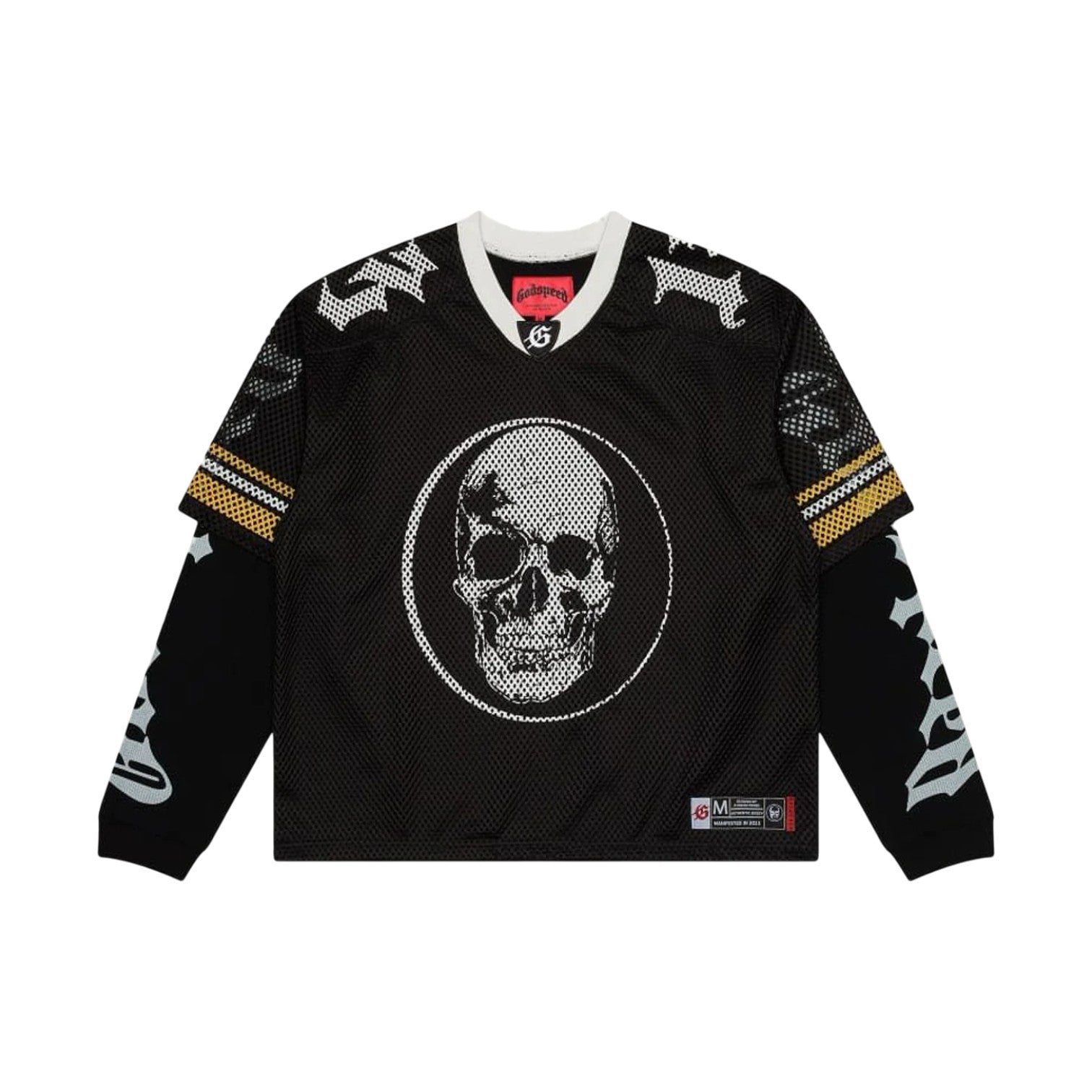 Godspeed 'Boom TD' Layered Black & Yellow Jersey