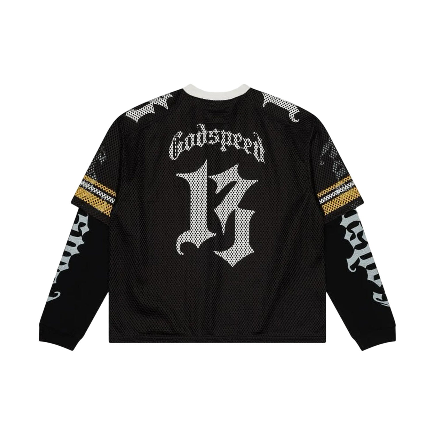 Godspeed 'Boom TD' Layered Black & Yellow Jersey