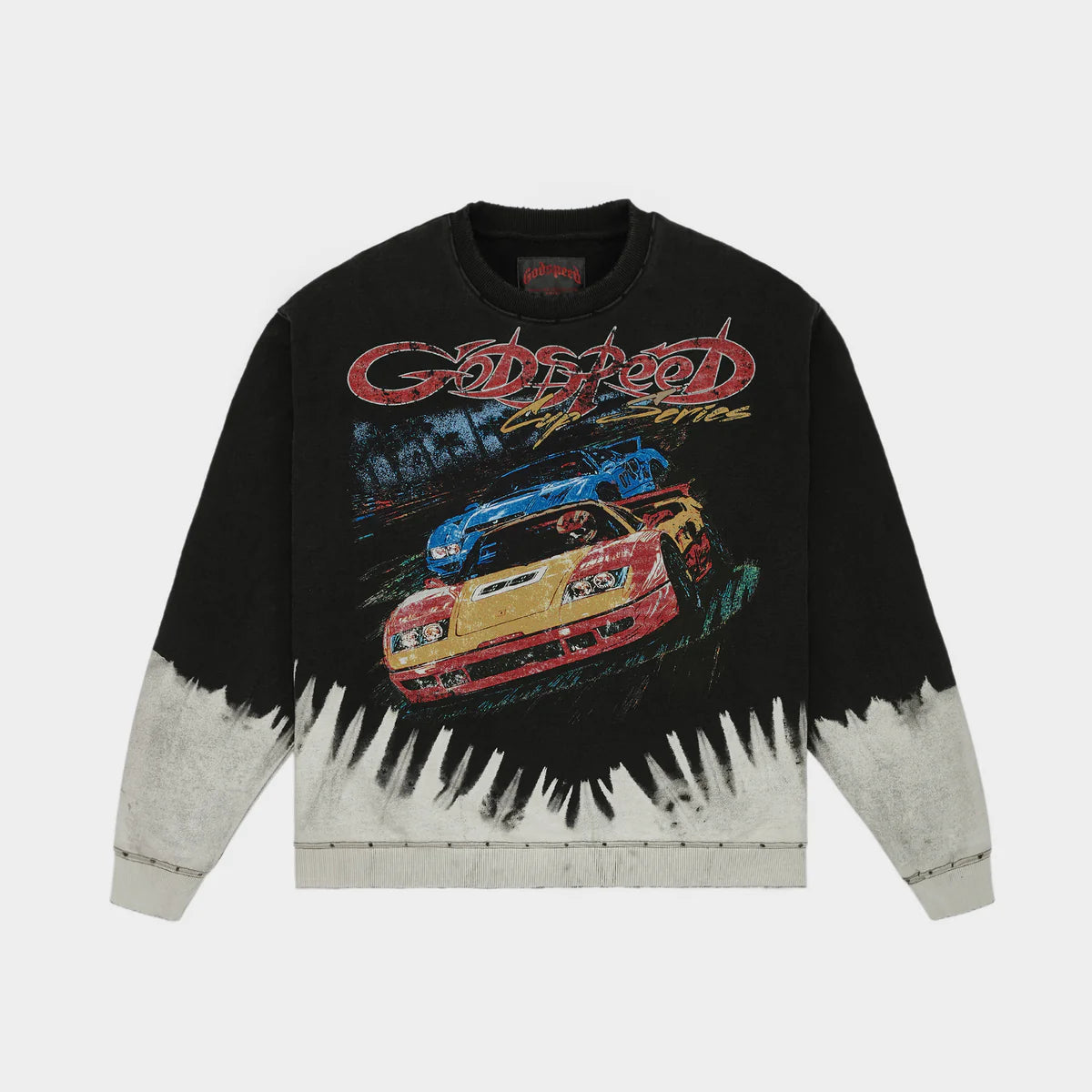 Godspeed 'F-T-W' Black Bleached Sweatshirt