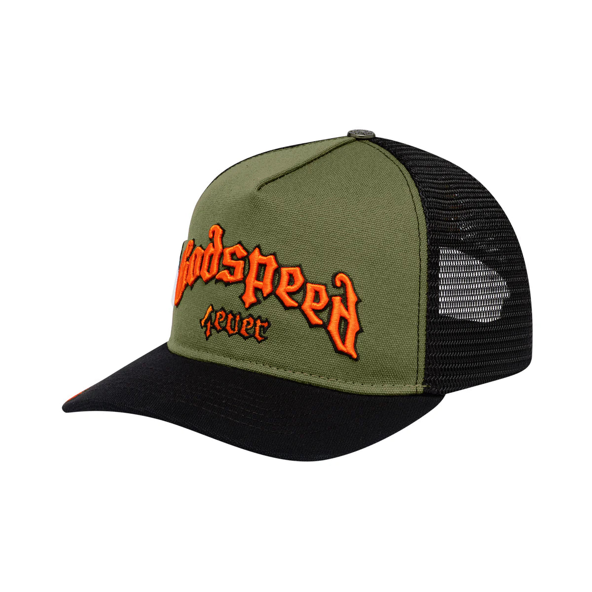 Godspeed 'Forever' Olive & Orange Trucker Hat