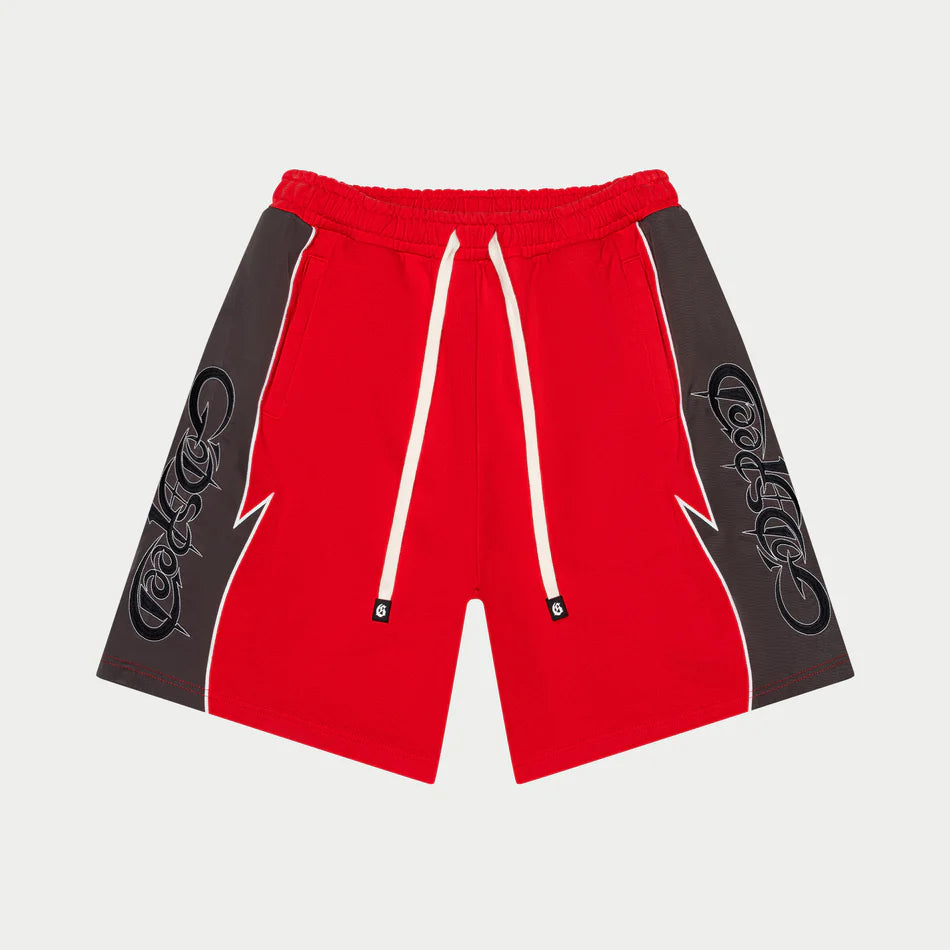 Godspeed 'Halftime' Red Graphite Shorts
