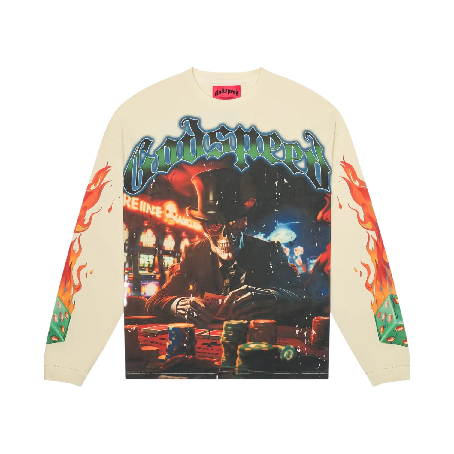 Godspeed 'Life's a Gamble' Cream LS Thermal