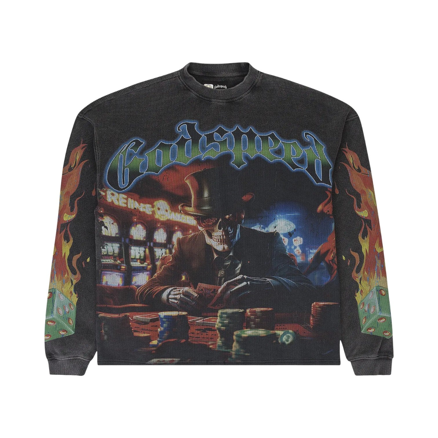 Godspeed 'Life's a Gamble' Grey Wash LS Thermal
