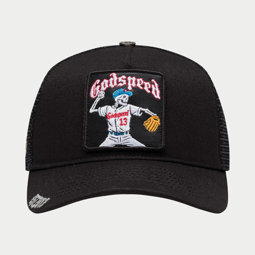 Godspeed 'Mood II' Black Interchangeable Patches Trucker Hat