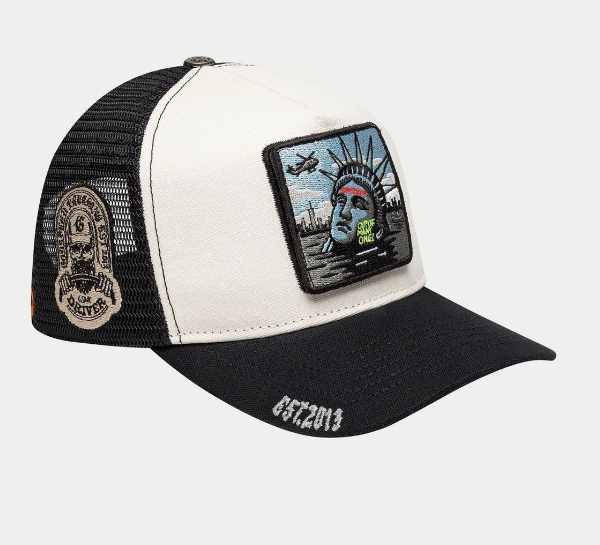 Godspeed 'Mood II' Black & White Trucker Hat
