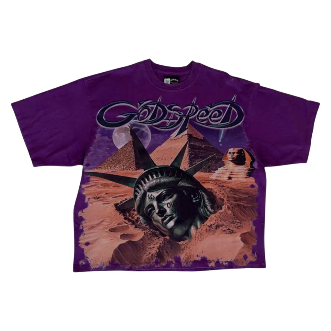 Godspeed 'Mother Cairo' Grape Tee