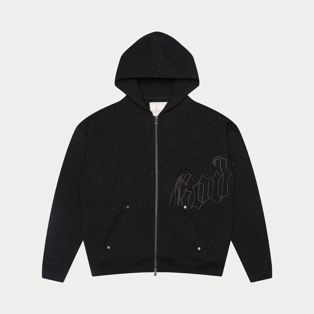 Godspeed 'OG Logo 2 VVS BOOM' Black & Black Hoodie