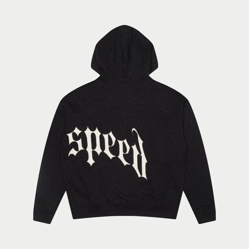 Godspeed 'OG Logo 2 VVS BOOM' Black & White Hoodie