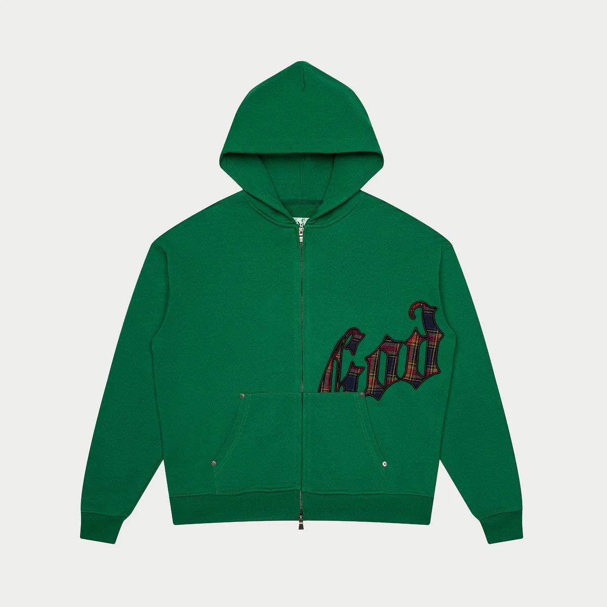 Godspeed 'OG Logo Plaid' Green Hoodie