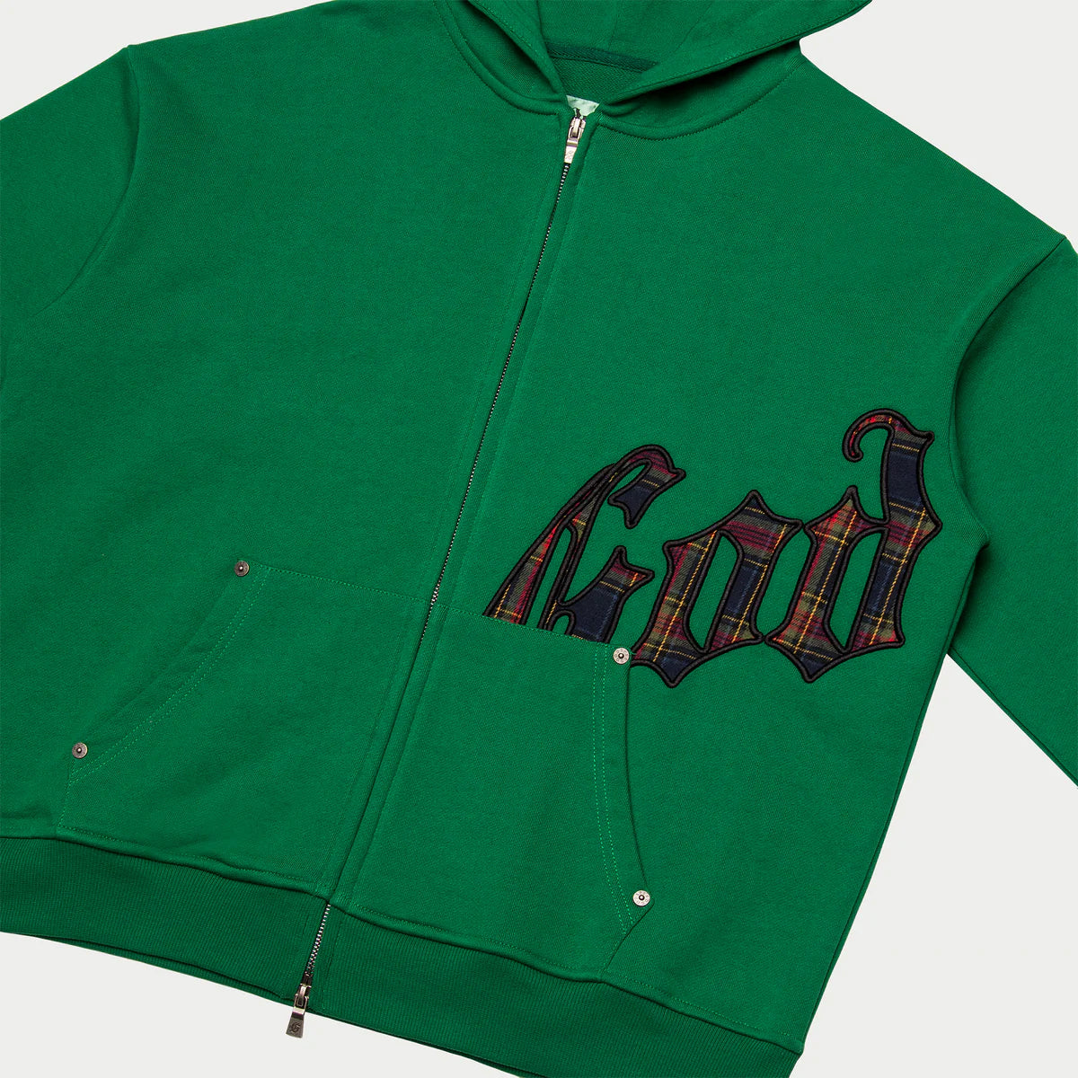 Godspeed 'OG Logo Plaid' Green Hoodie