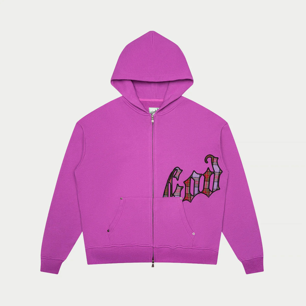 Godspeed 'OG Logo Plaid' Pink Hoodie