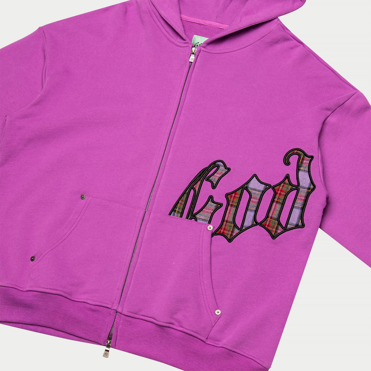 Godspeed 'OG Logo Plaid' Pink Hoodie
