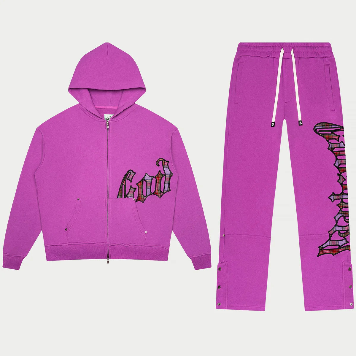 Godspeed 'OG Logo Plaid' Pink Sweats