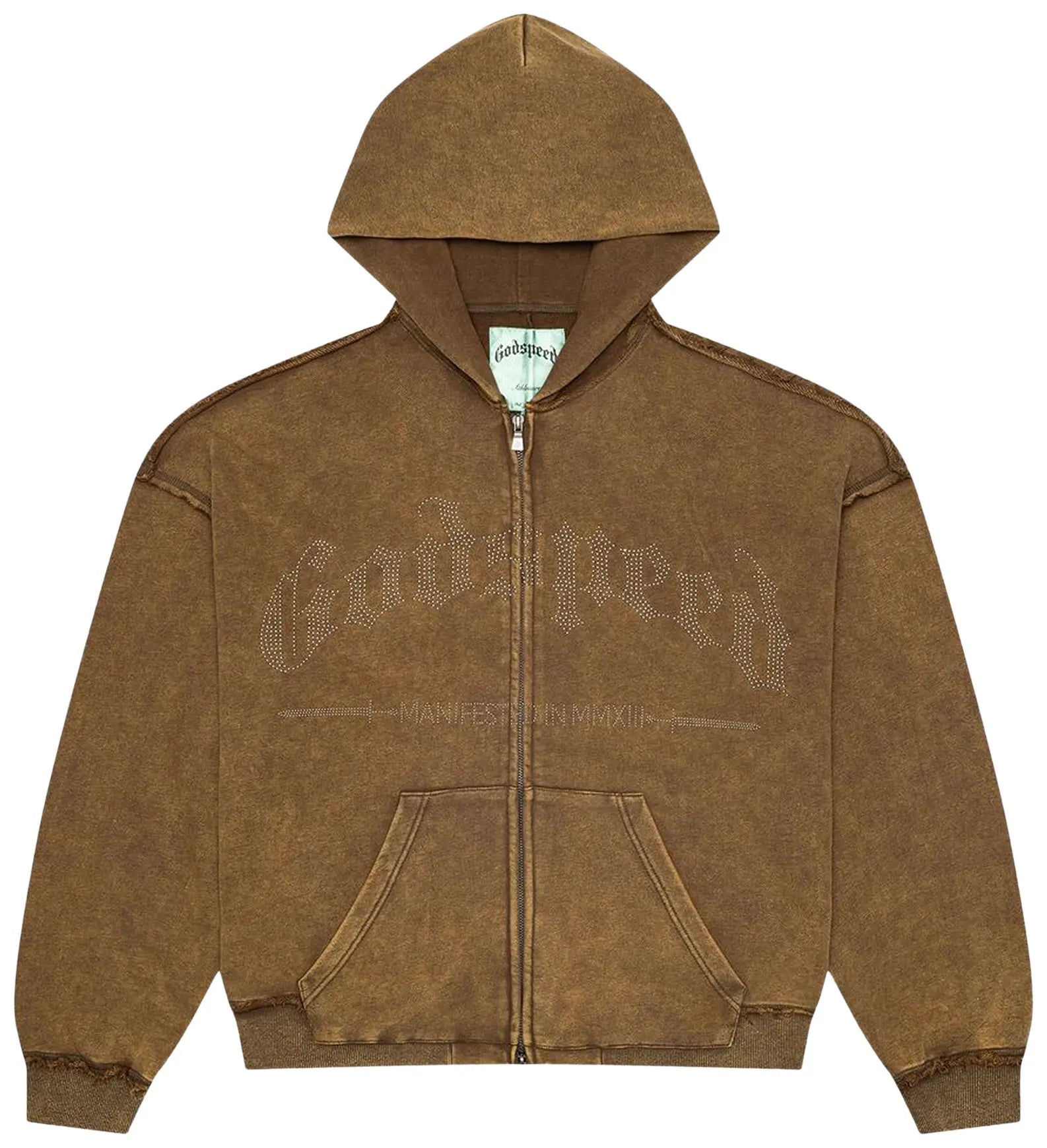 Godspeed 'OG Logo Studded' Brolive Wash Hoodie