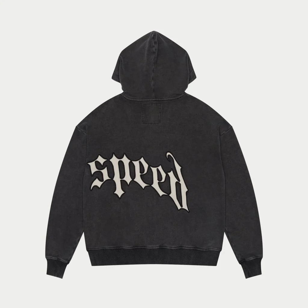 Godspeed 'OG Logo' Black Wash Hoodie