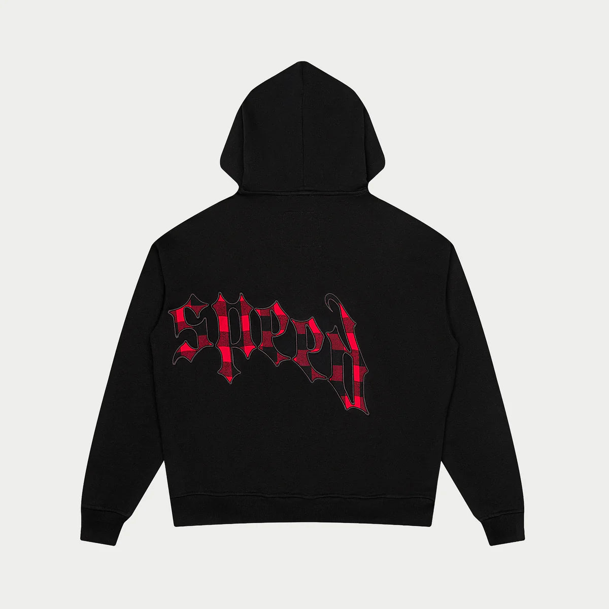Godspeed 'OG Logo' Black & Red Plaid Hoodie