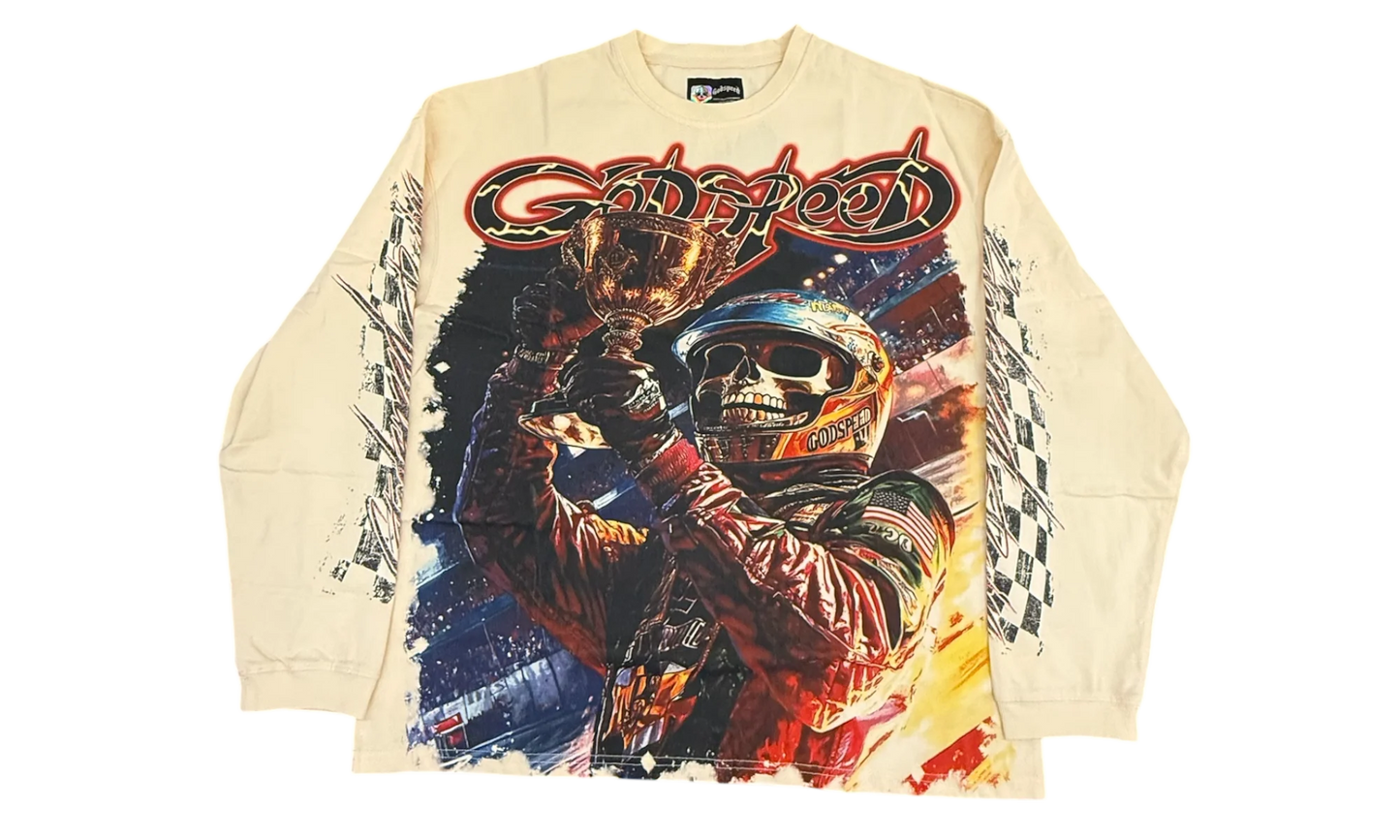 Godspeed 'Podium Dreams' Bone LS Tee