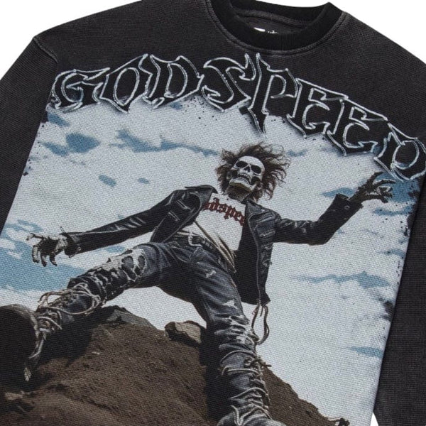 Godspeed 'Rocker' Black Wash LS Thermal