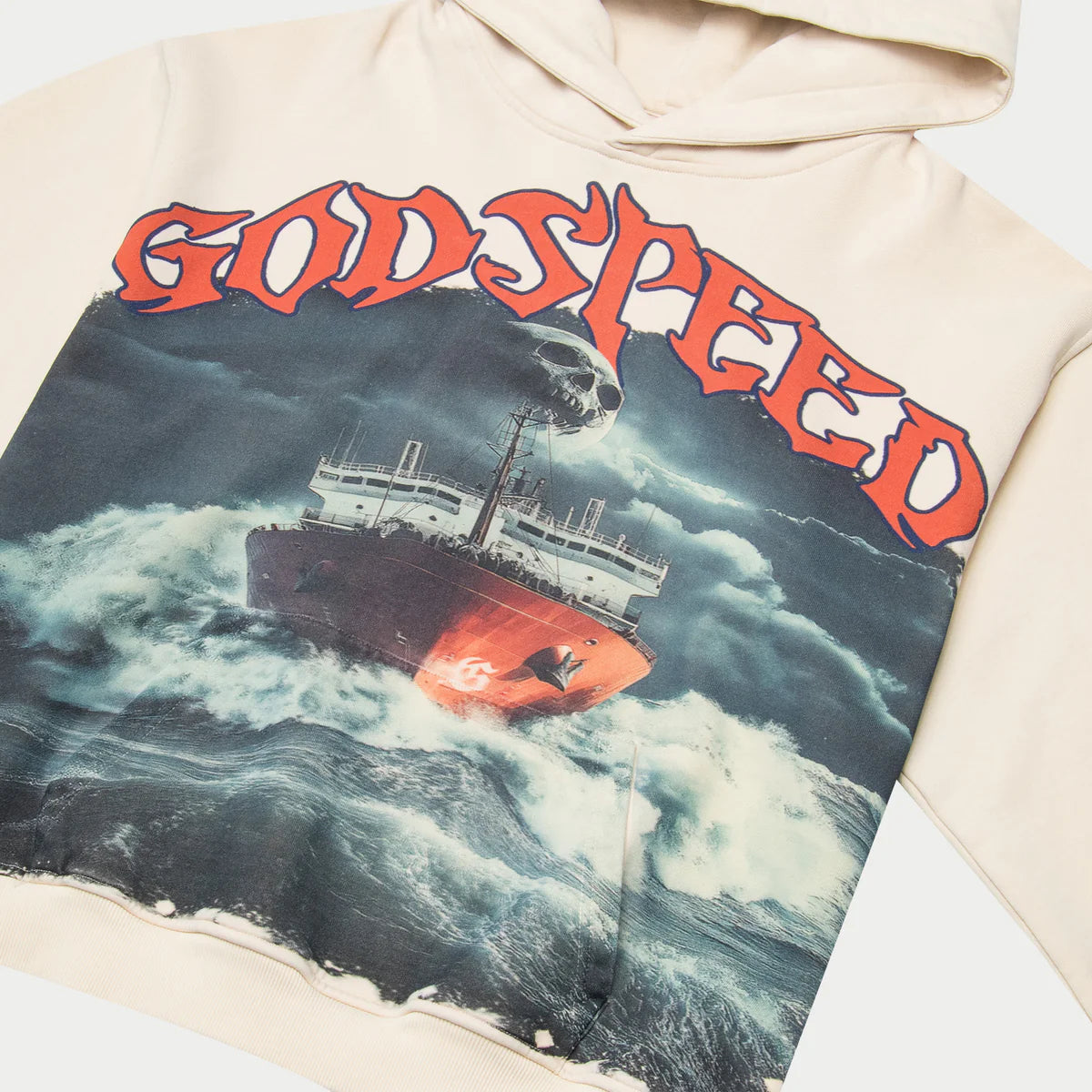 Godspeed 'Sea sick' Bone Hoodie
