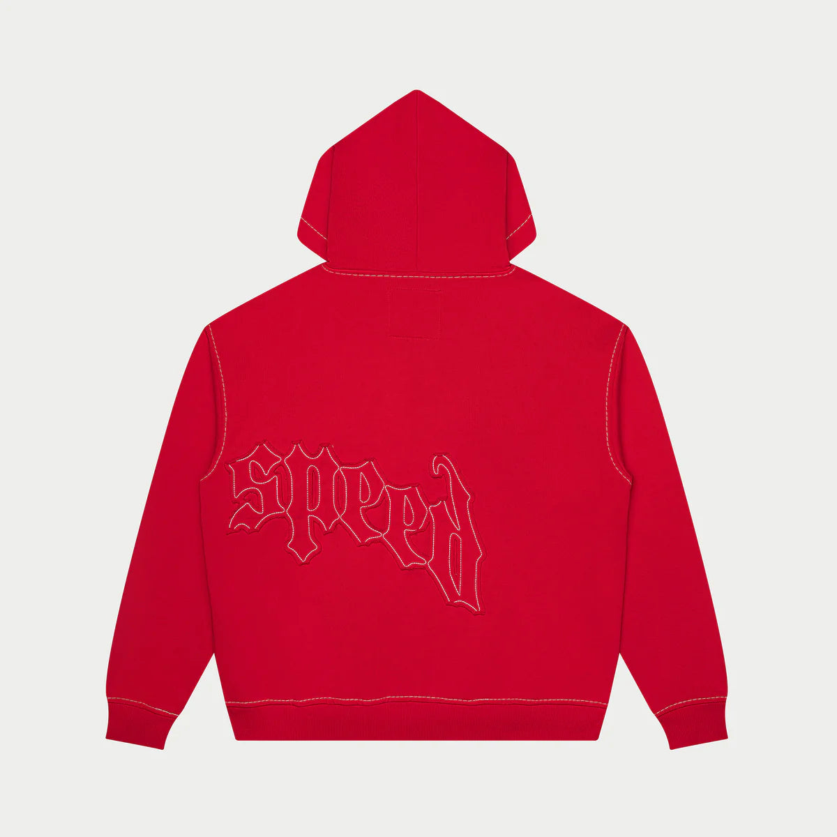 Godspeed 'Stitched' OG Logo Red Hoodie
