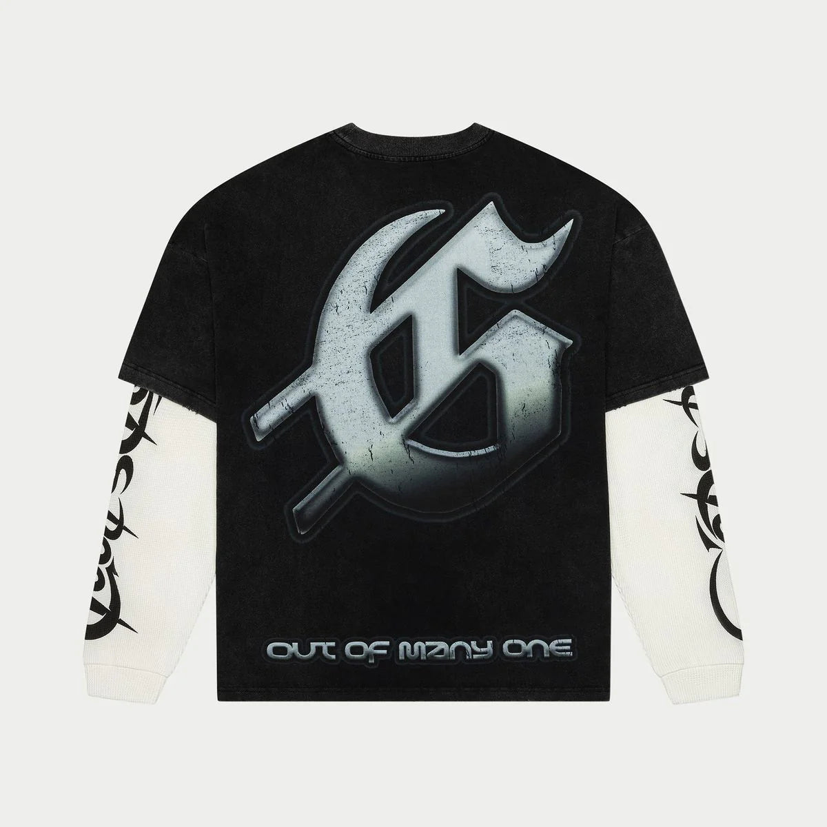 Godspeed 'Sunken Liberty 2 Layered' Black LS Tee