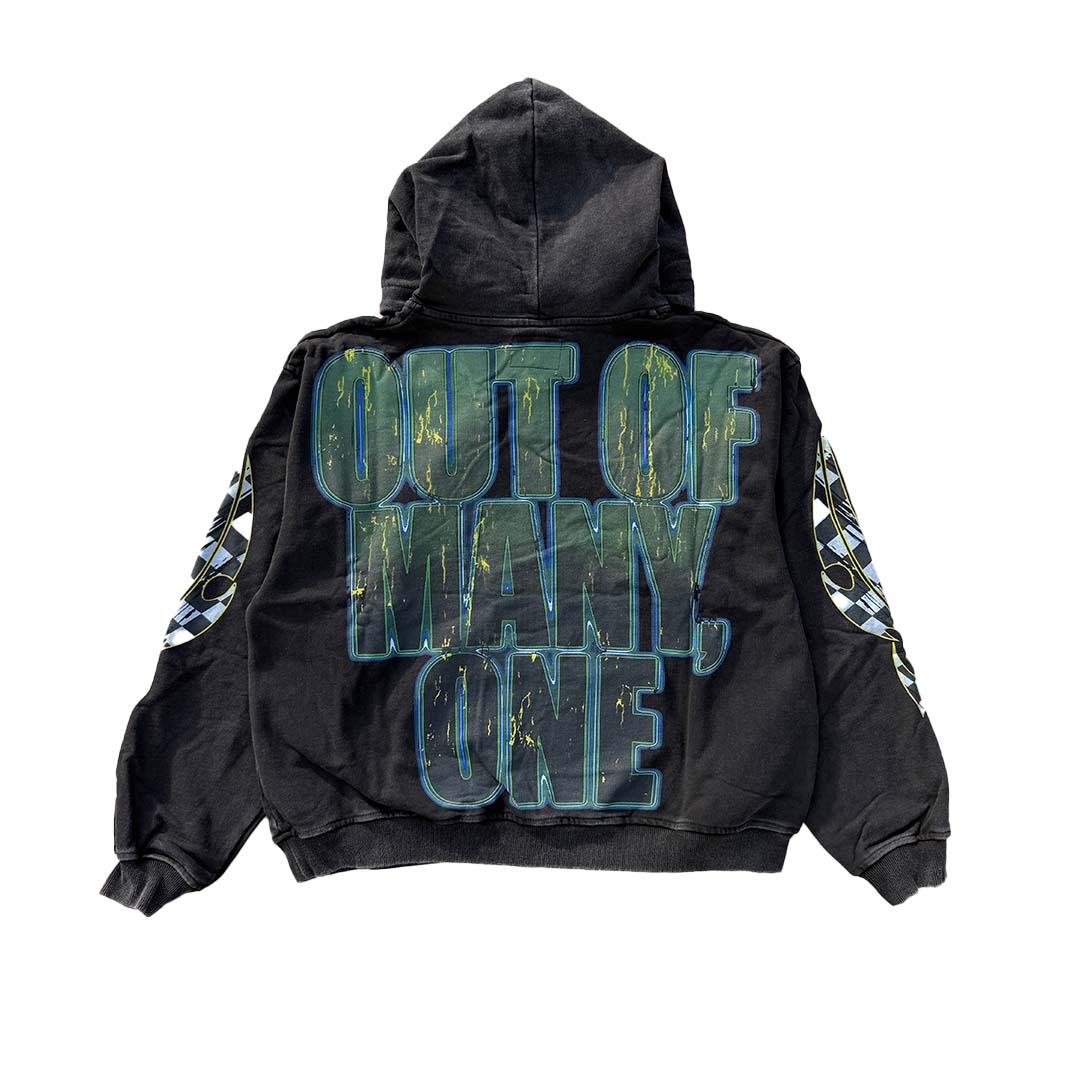 Godspeed 'Sunset Drift' Black Wash Hoodie