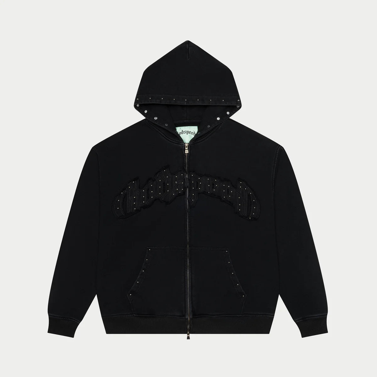 Godspeed 'Symmetric Studded' Black Hoodie