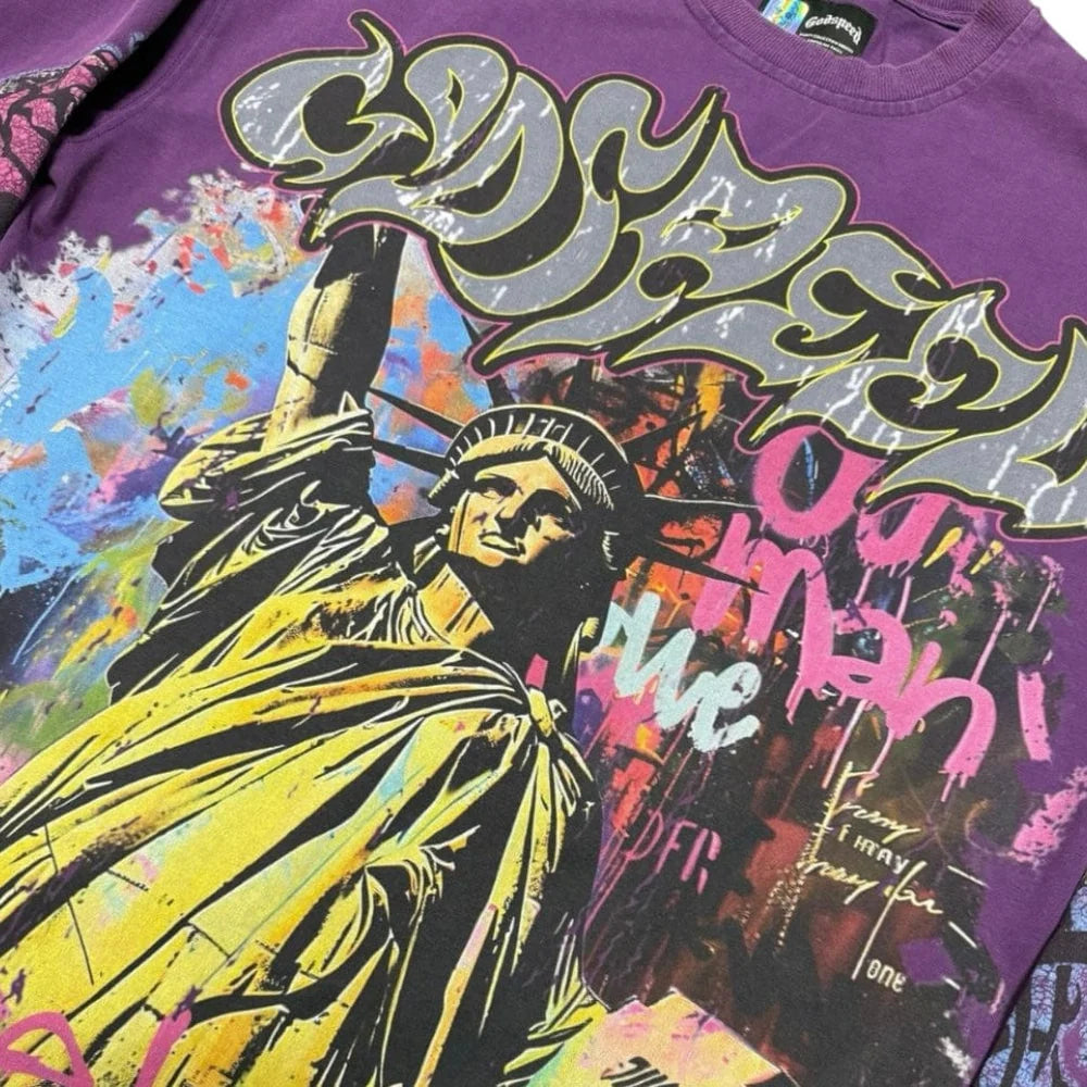 Godspeed 'Vandal' LS Grape Tee
