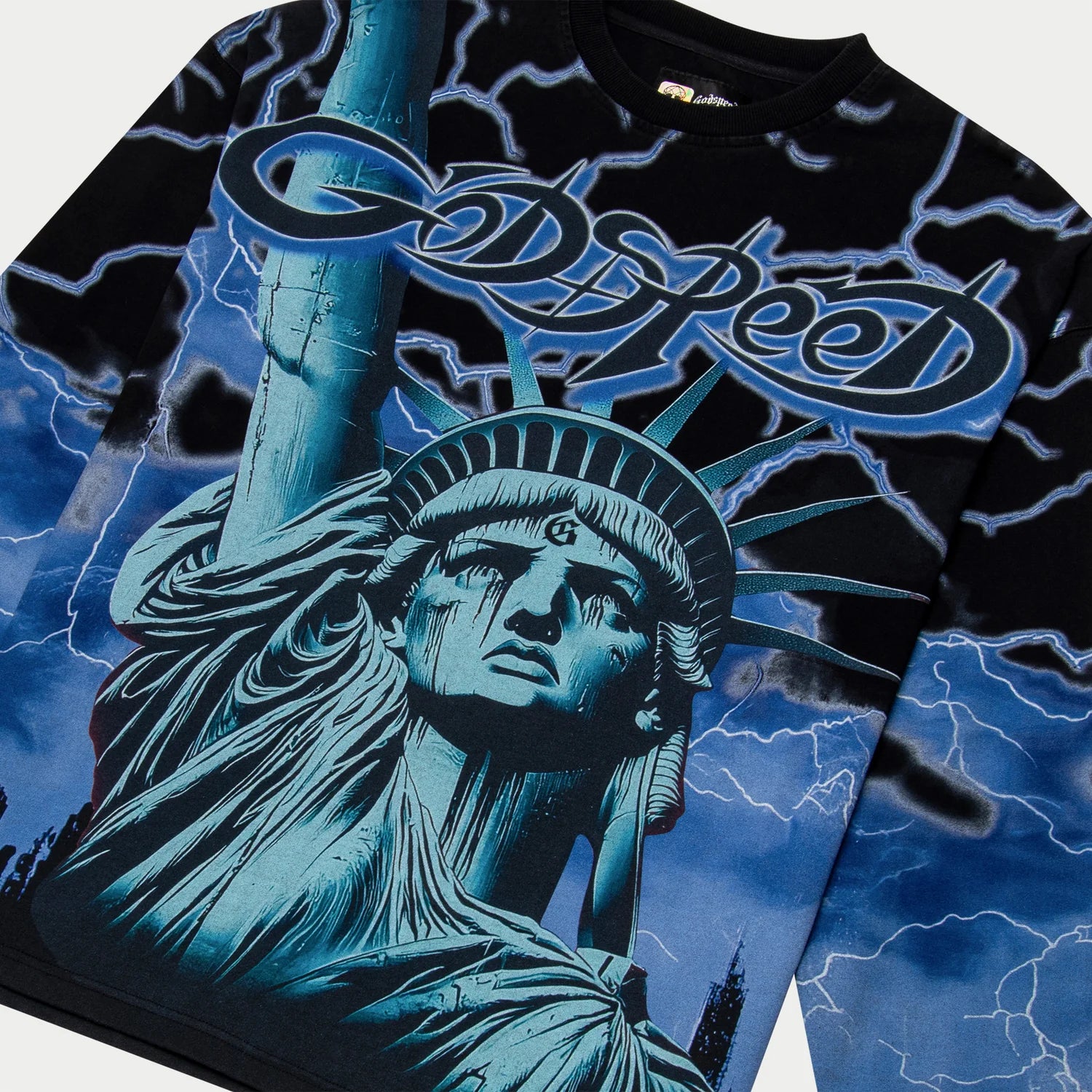 Godspeed 'Voltage' Blue LS Tee