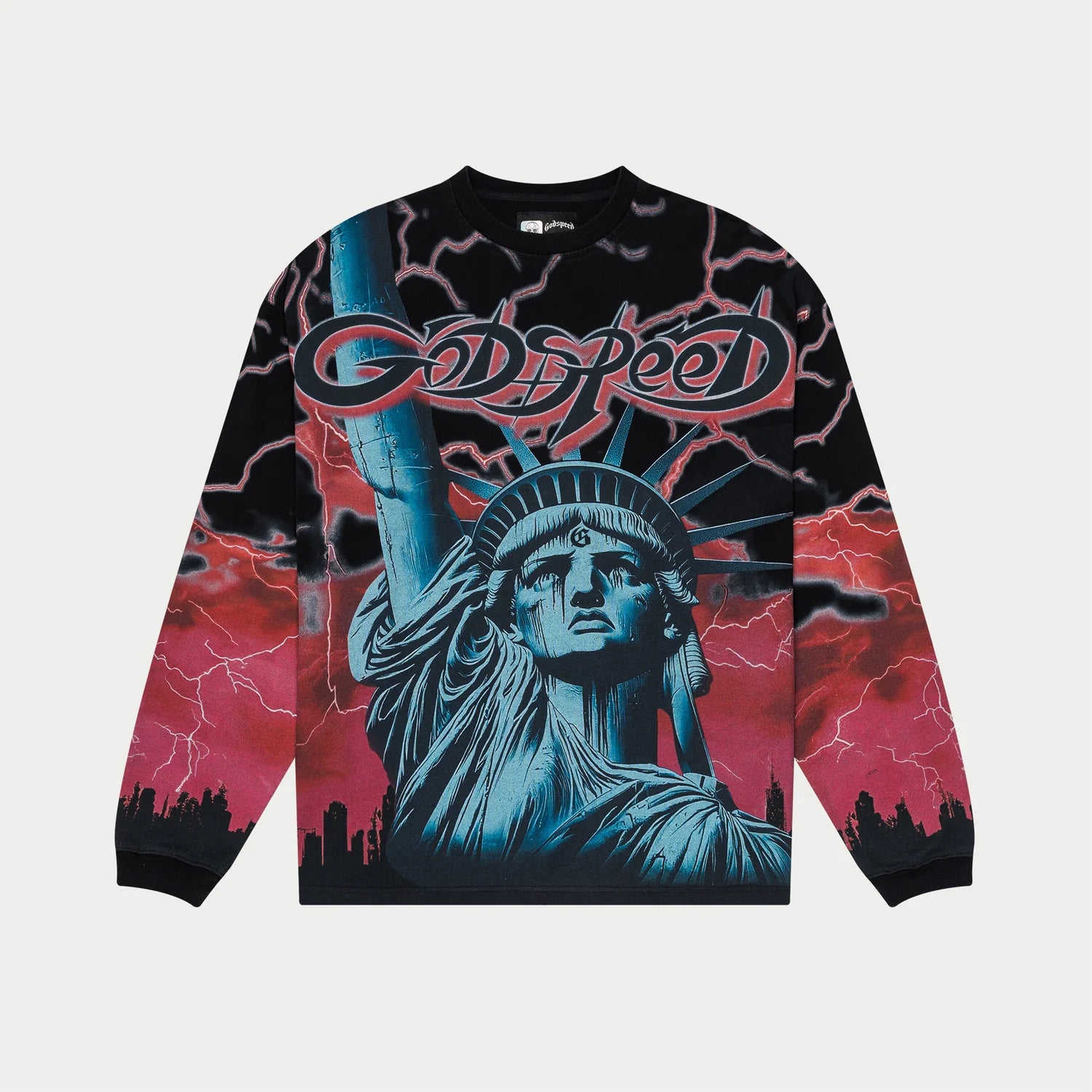 Godspeed 'Voltage' Red LS Tee