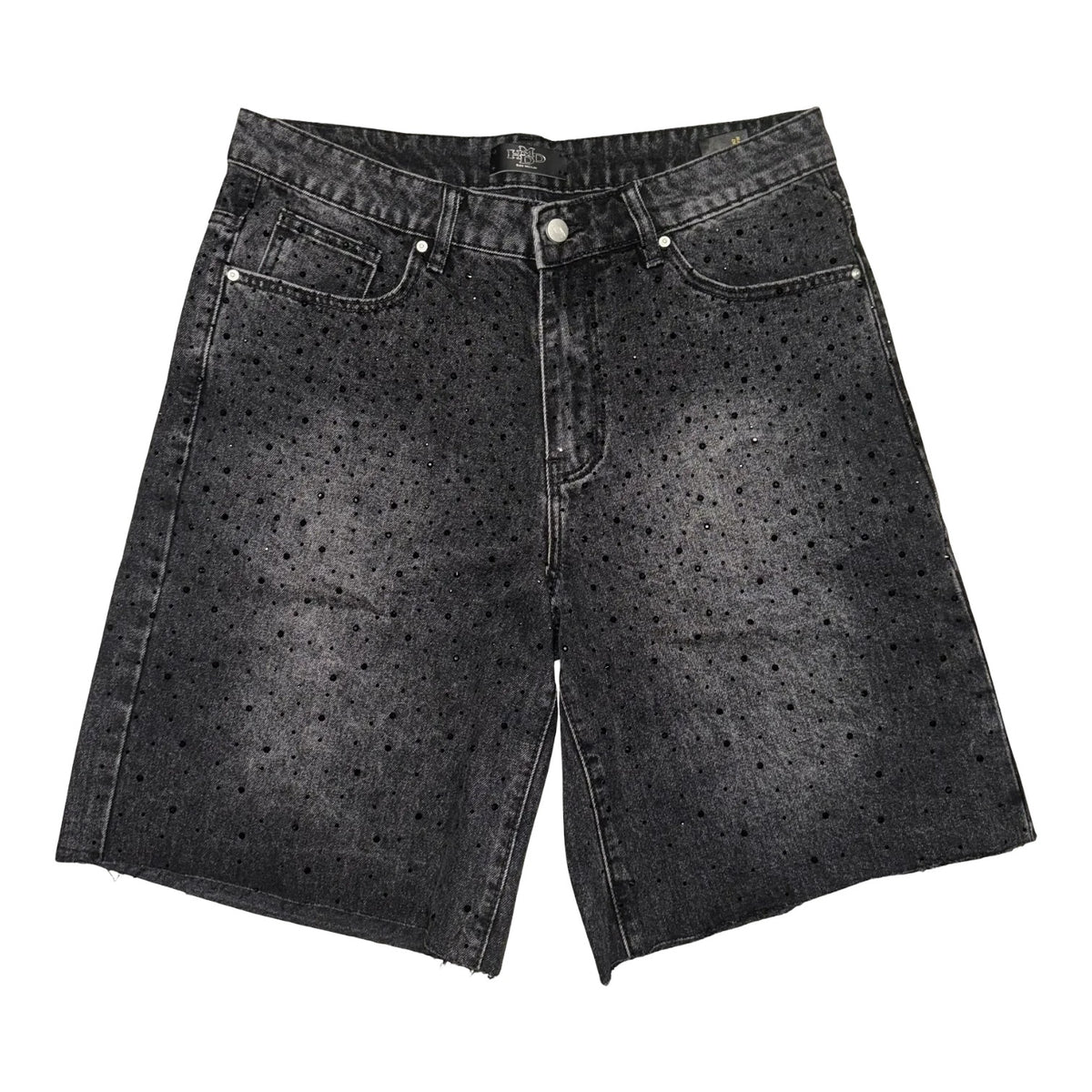 Mixed Emotions 'Billie Jean' Black Jean Shorts
